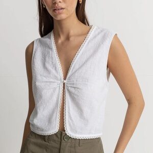 Rhythm White Pearl Vest